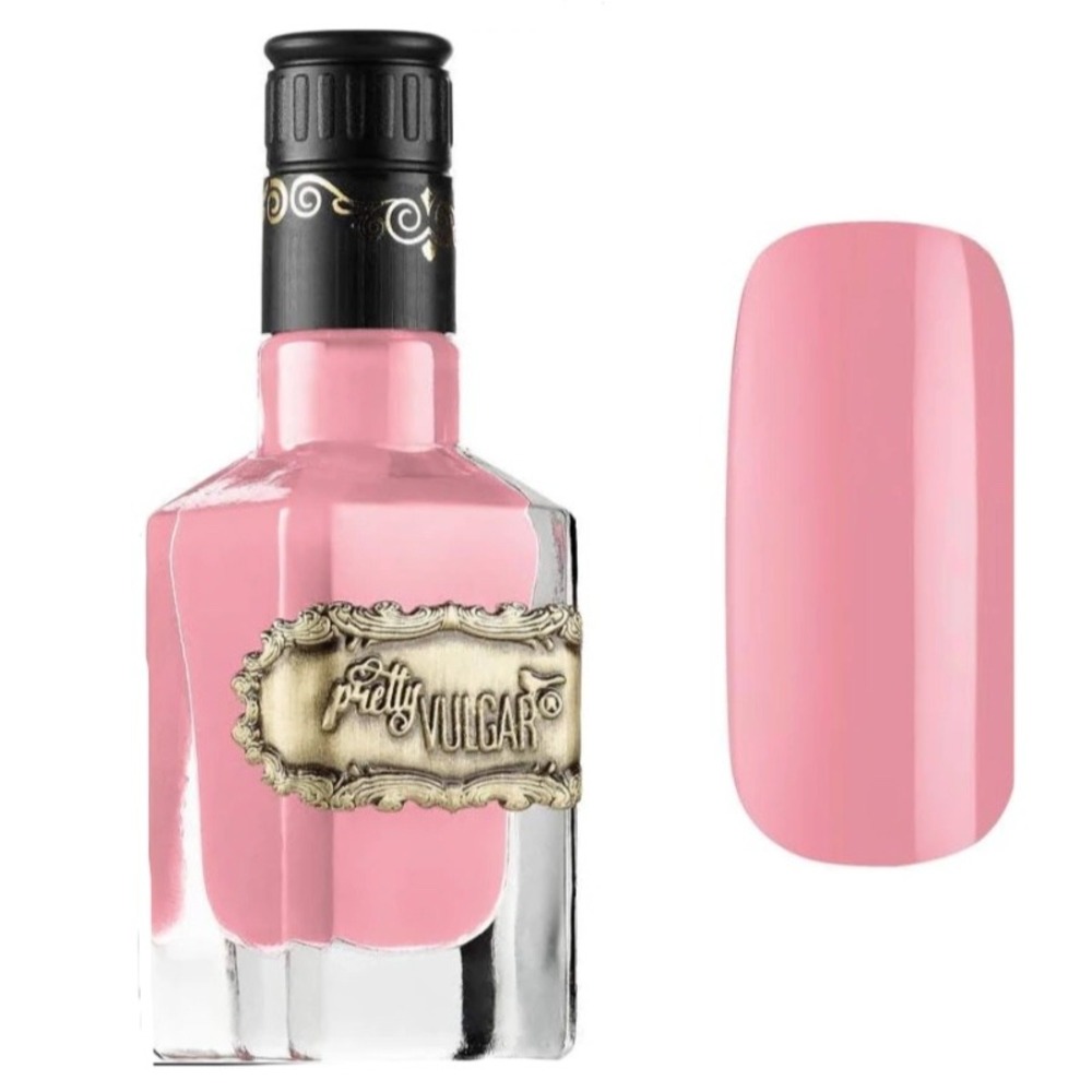 Pretty Vulgar Nail Liquor 28 Pinkies Up Soft Pink Polish 13.5ml New